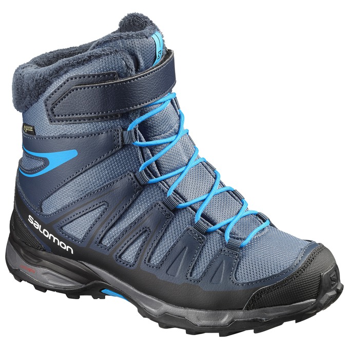 Salomon X-ULTRA GTX® J Botas De Invierno Niños - Azul Marino / Negras - Colombia (18607-UVNG)